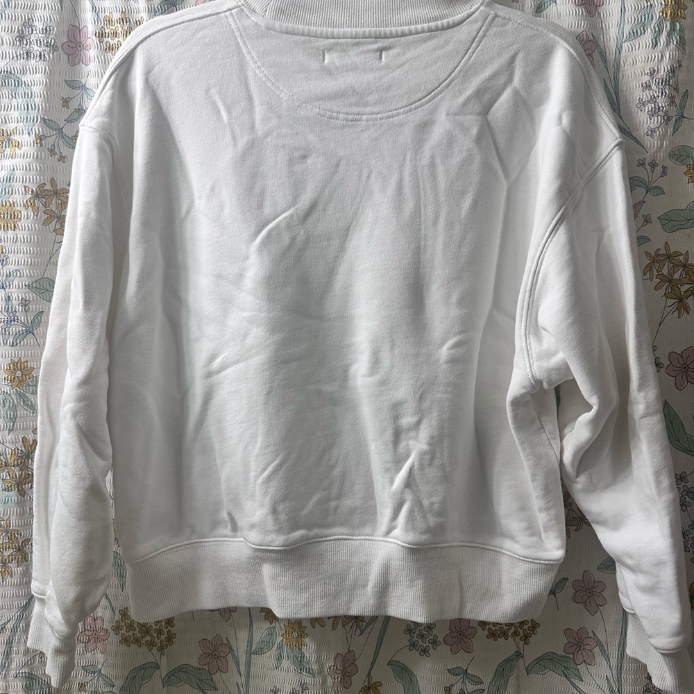 ANINE BING  Jaci Sweatshirt Rio De Janeiro in Cream - Picture 7 of 7